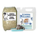 PROMO ELIMINADOR OLORES DE MASCOTAS 5LTS + ARENA GATOS 2KGS