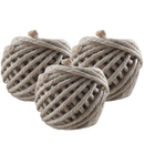 Ovillo De Yute Pulido 80g 6 Hebras Pack 3 Uni Zarzartex