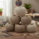 Ovillo De Yute carta 80g 4 Hebras Pack 6 Uni Zarzartex