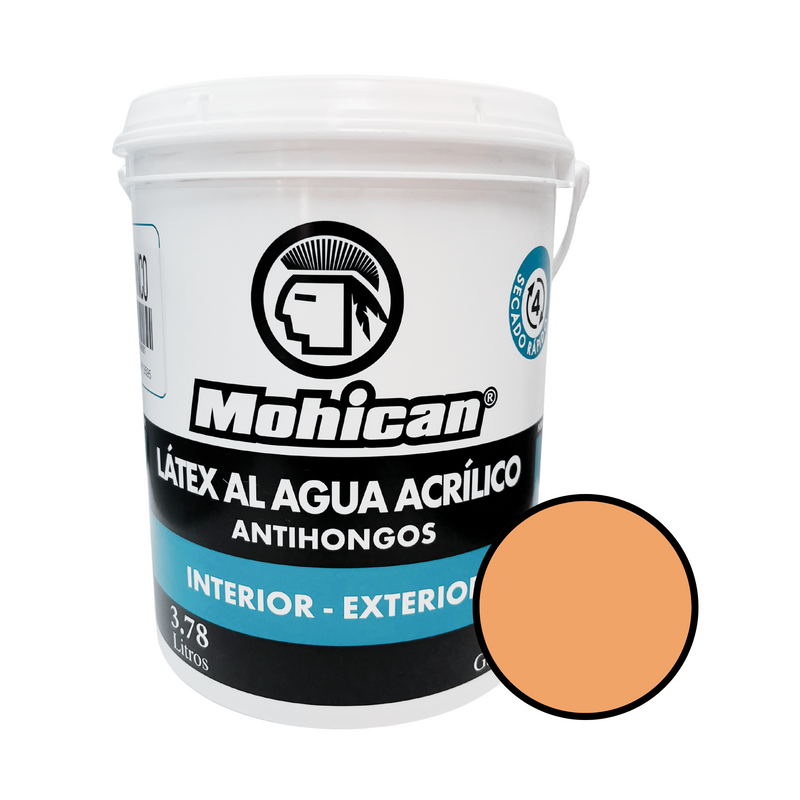 Latex Acrilico Antihongos 1 Galon COLOR Mohican