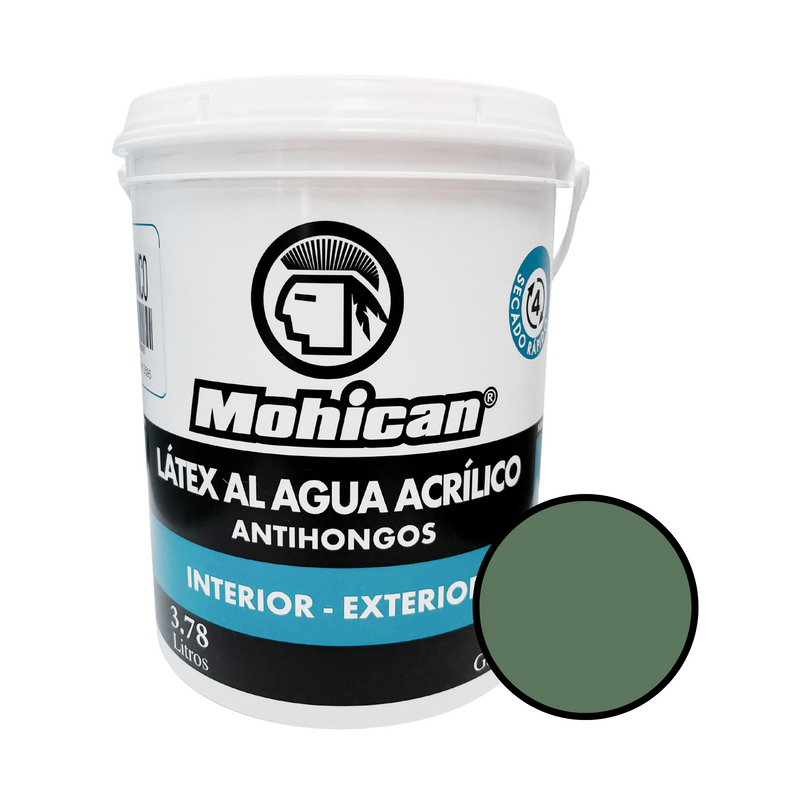 Latex Acrilico Antihongos 1 Galon COLOR Mohican