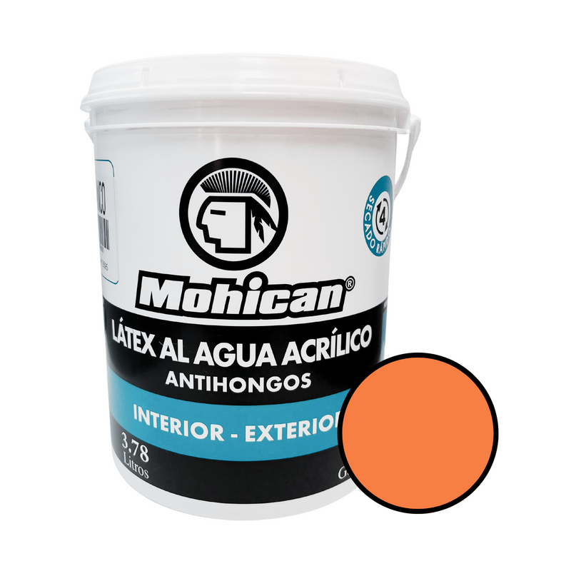 Latex Acrilico Antihongos 1 Galon COLOR Mohican