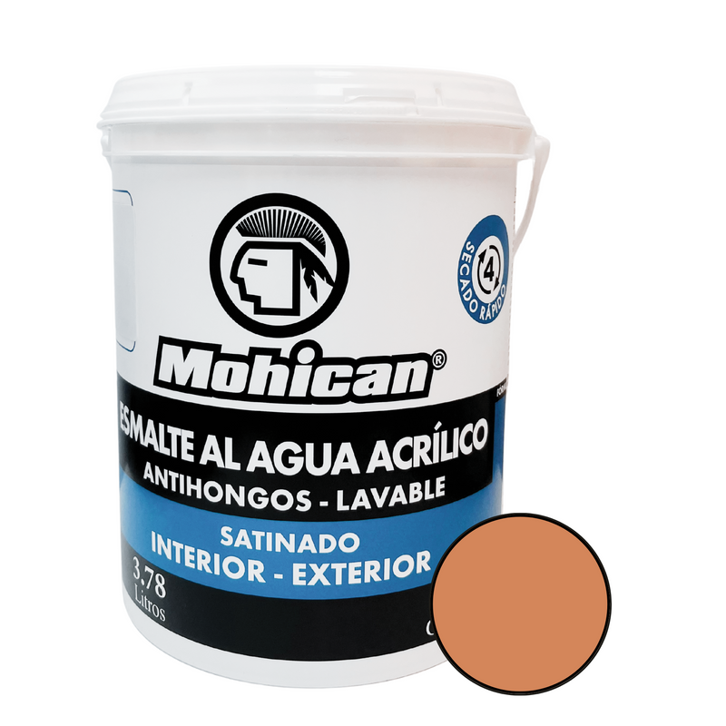 ESMALTE AL AGUA ANTIHONGOS SATINADO 1 GALON COLORES