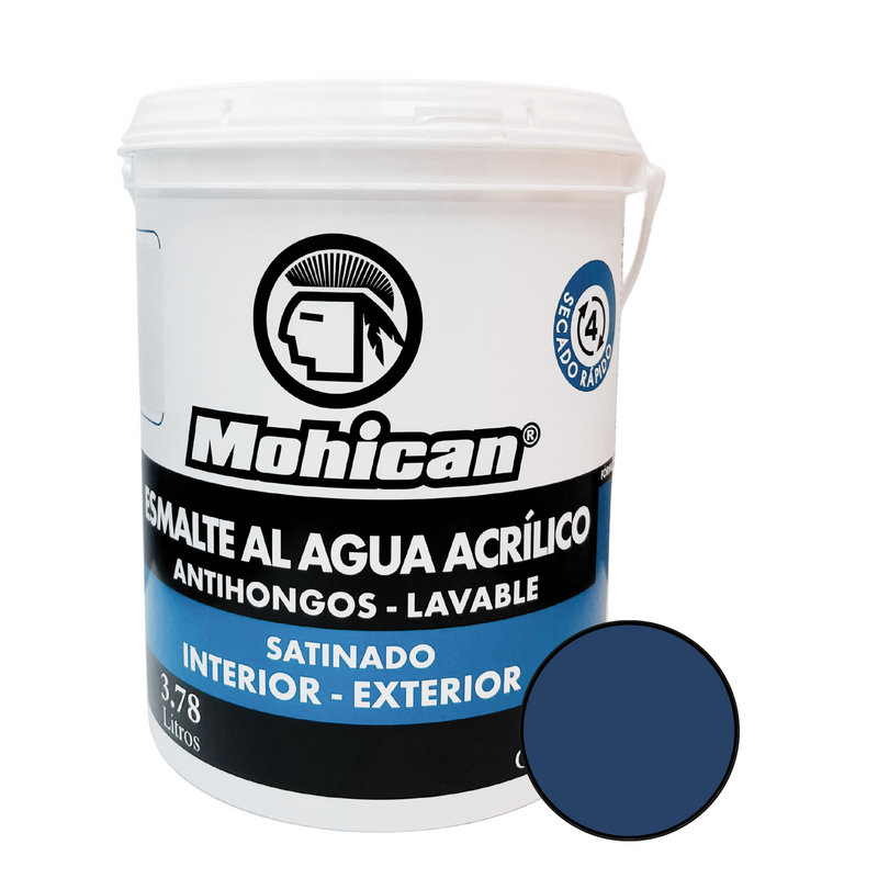 ESMALTE AL AGUA ANTIHONGOS SATINADO 1 GALON COLORES