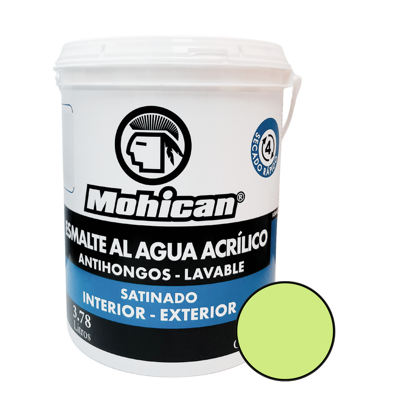 ESMALTE AL AGUA ANTIHONGOS SATINADO 1 GALON COLORES