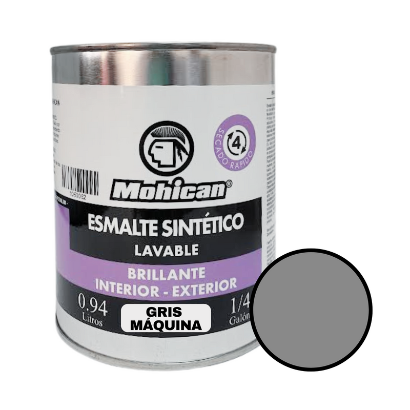 Esmalte Sintetico Brillante 1/4 Gl Mohican