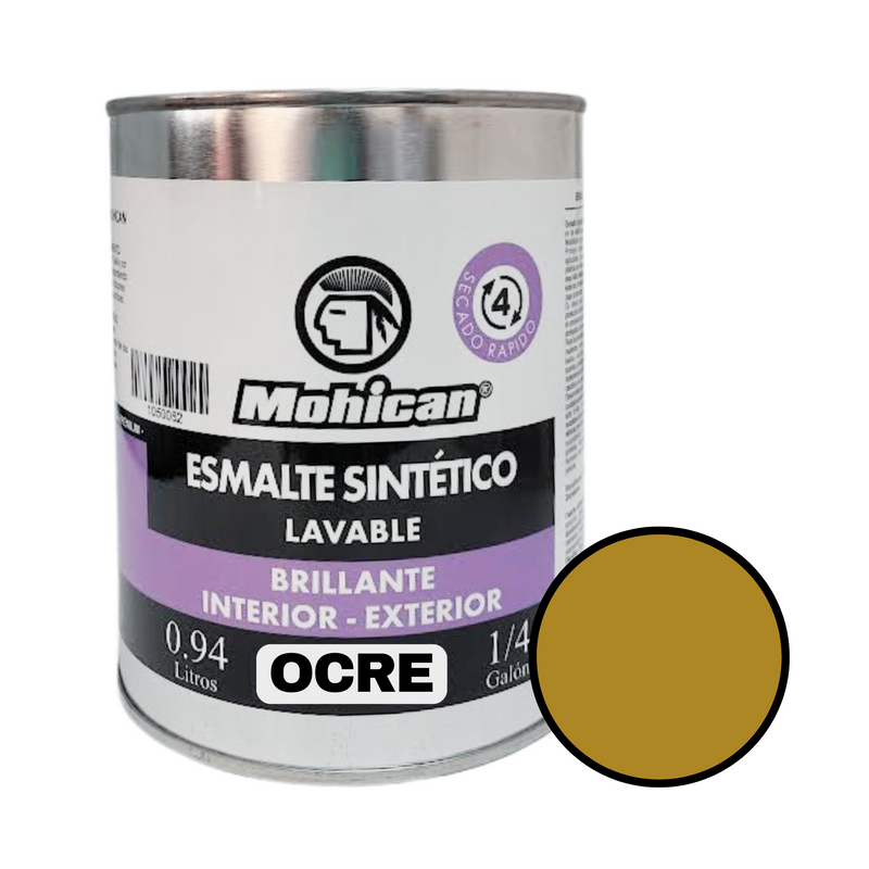 Esmalte Sintetico Brillante 1/4 Gl Mohican