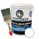 PROMO ESMALTE AL AGUA BLANCO GALÓN + BROCHA 2 1/2 PULGADA