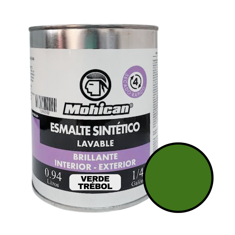 Esmalte Sintetico Brillante 1/4 Gl Mohican
