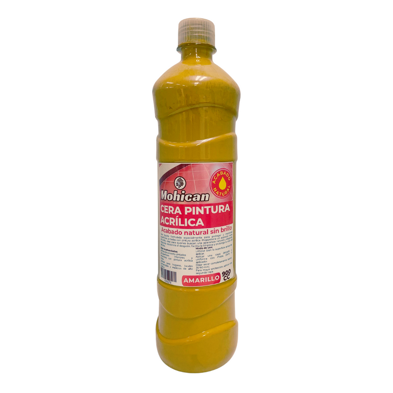 CERA PINTURA 900 CC MOHICAN AMARILLA