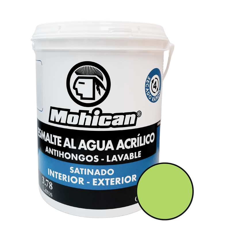 ESMALTE AL AGUA ANTIHONGOS SATINADO 1 GALON COLORES