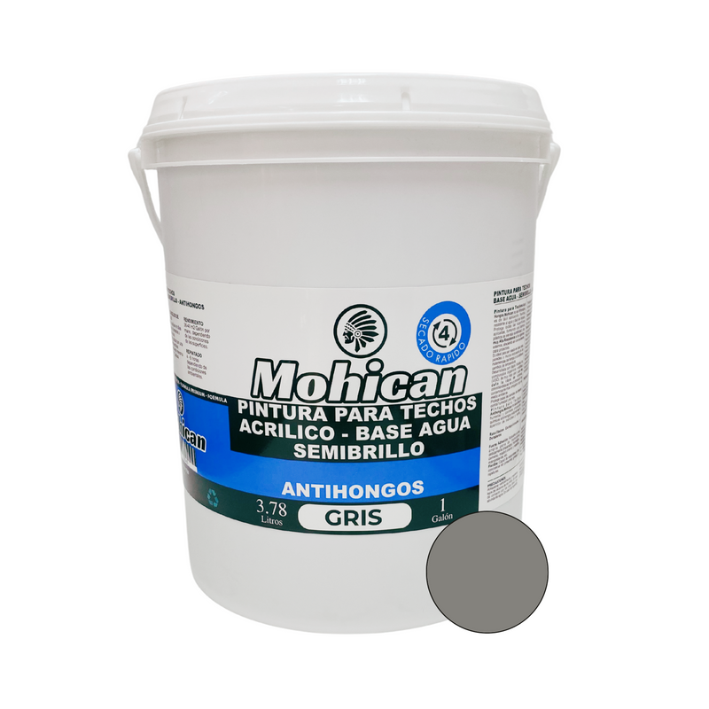 PINTURA PARA TECHOS ANTIHONGOS MOHICAN 1 GALON