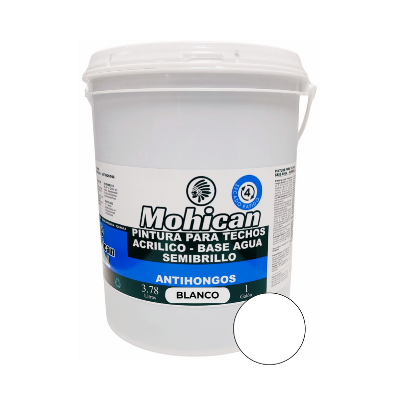 PINTURA PARA TECHOS ANTIHONGOS MOHICAN 1 GALON