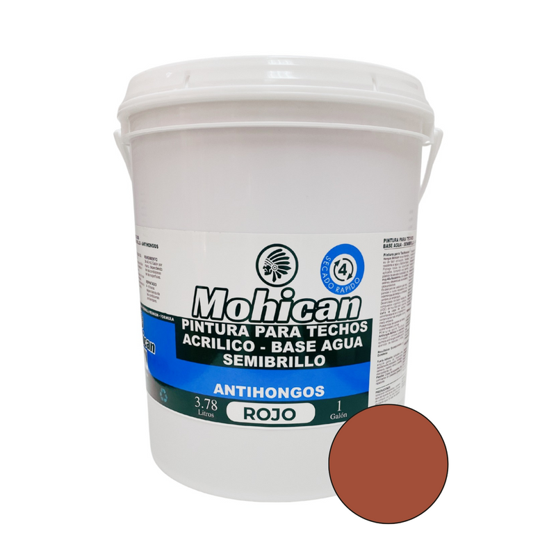 PINTURA PARA TECHOS ANTIHONGOS MOHICAN 1 GALON