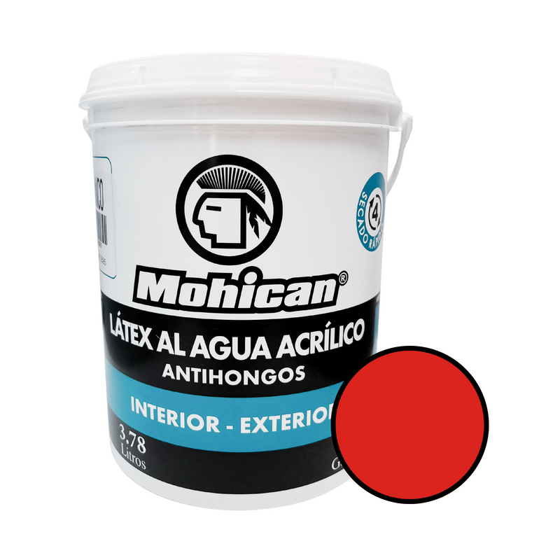 Latex Acrilico Antihongos 1 Galon COLOR Mohican