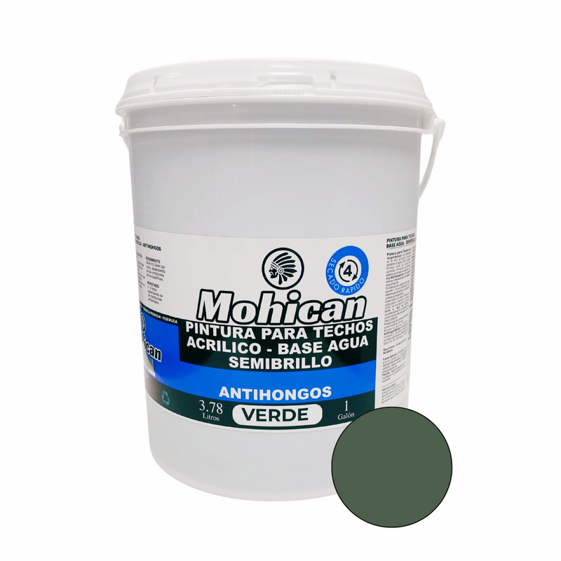 PINTURA PARA TECHOS ANTIHONGOS MOHICAN 1 GALON