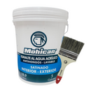 PROMO ESMALTE AL AGUA BLANCO TINETA 5 GL + BROCHA 4 PULGADAS