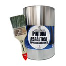 PROMO PINTURA ASFÁLTICA IMPERM 1 GALON + BROCHA 2 1/2''