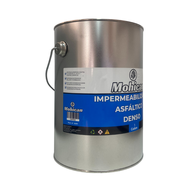 PROMO IMPERM ASFÁLTICO DENSO 1 GALON + BROCHA 2 1/2''