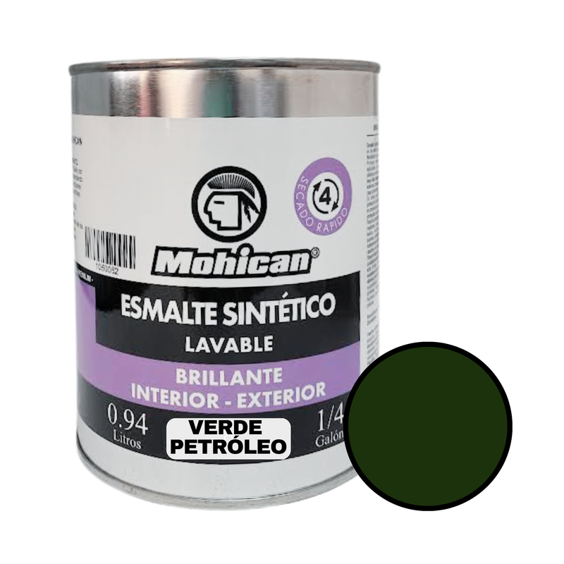 Esmalte Sintetico Brillante 1/4 Gl Mohican