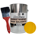 PROMO BARNIZ MARINO BASE SOLVENTE 1GAL MAPLE +BROCHA 2 1/2''