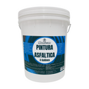 PINTURA ASFÁLTICA IMPERM TINETA 5 GAL + RODILLO POL 18CMS