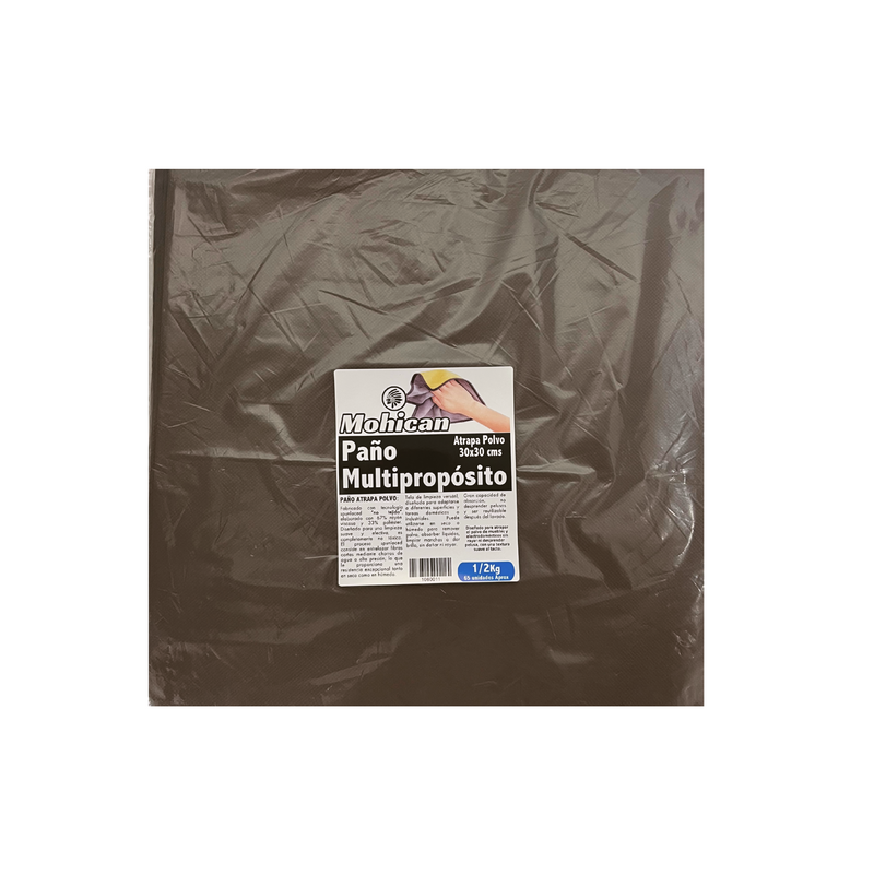PAÑO MULTIPROPROPÓSITO ATRAPA POLVO 30 X 30 CMS BOLSA 1/2 KG