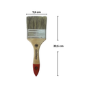 BROCHA CERDA NATURAL MOHICAN 3''(ANCHO) X 5/8''(GROSOR)