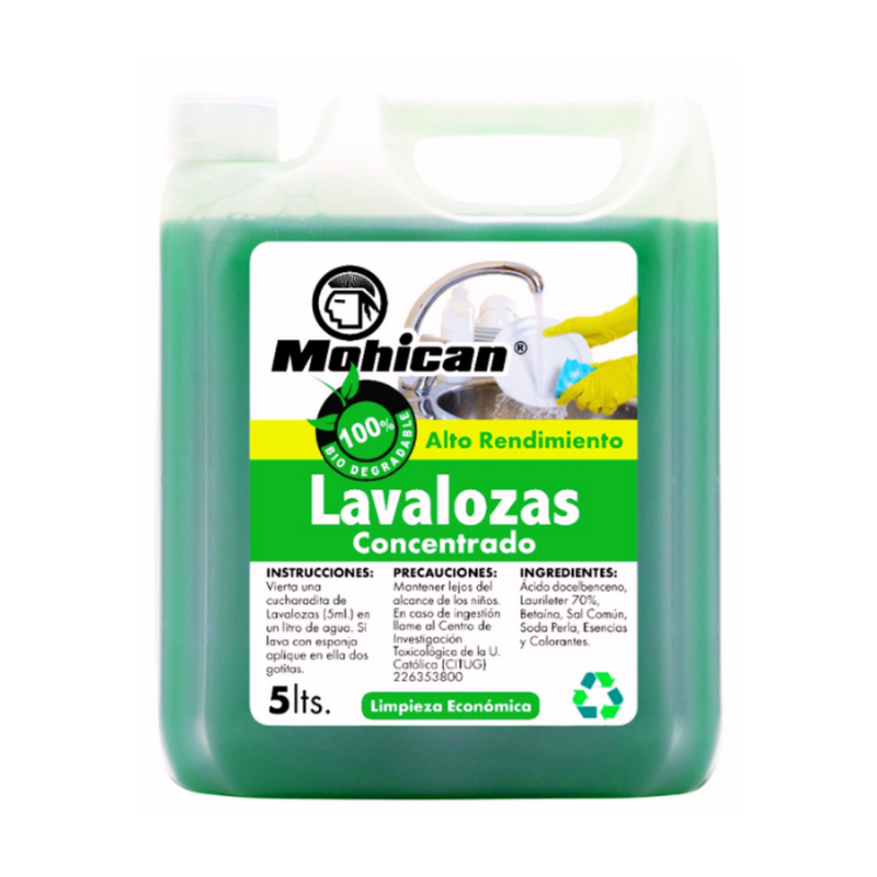 PROMO LAVALOZA  ULTRA CONC 5 LT + CLORO GEL  5 LT MOHICAN