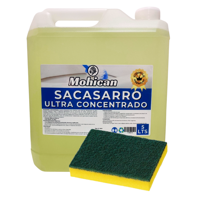 PROMO SACASARRO CONCENTRADO 5 LT + ESPONJA AMARILLA