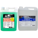 PROMO SHAMPOO PARA AUTOS + LIMPIA PARABRISAS BIDÓN 5 LTS C/U
