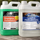 PROMO SHAMPOO PARA AUTOS + LIMPIA PARABRISAS BIDÓN 5 LTS C/U