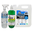 PROMO LAVALOZAS 1LT+ DETERGENTE 5LT + LIMPIAVIDRIOS ATOM 1LT