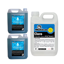 PROMO 2 ALGUICIDA LIQUIDO 5LTS + CLORO LIQUIDO 10LTS PISCINA