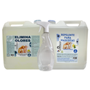 PROMO REPELENTE 5L + ELIMINADOR OLORES 5L LIMON + ATOMIZ 1L