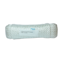 Cuerda De Poliester 10 Mm X 20 M Blanco Zarzartex