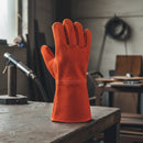 GUANTE SOLDADOR ROJO CON FORRO