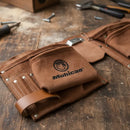 Coleto Porta Herramientas Cuero 10 Comp Mohican