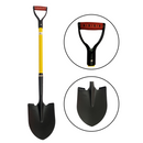 Pala Punta De Huevo Mango Metálico Y Asa Tipo D Mohican