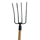 Horqueta Liviana 4 Puntas Con Mango Madera Mohican