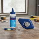 Tizador Plastico Con Tiza Azul Y Nivel 15 Metros Toolcraft