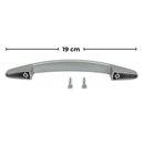 Manilla Modena Plata 128mm Pack 5 Uni Mohican