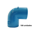Codo 90° 20 Mm Pvc Hidraulico 100 Uni