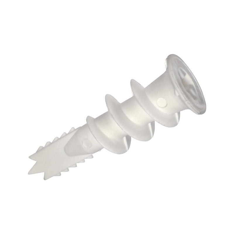 TARUGO ZIMAC 12mm (COLA DE CHANCHO) PLASTICO [100]