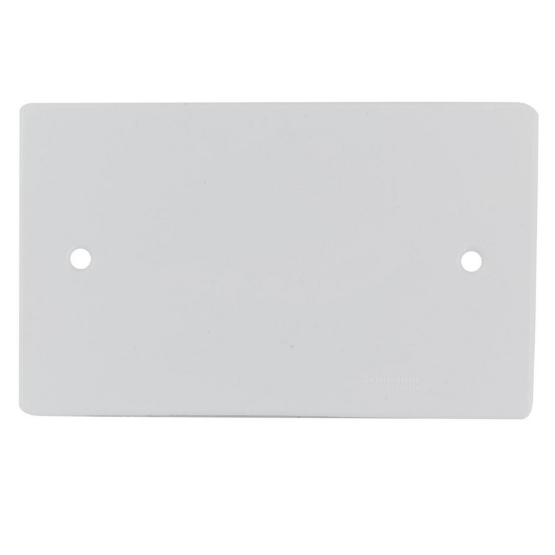 TAPA CIEGA GRANDE 116X74mm BLANCA PACK 5 UNI