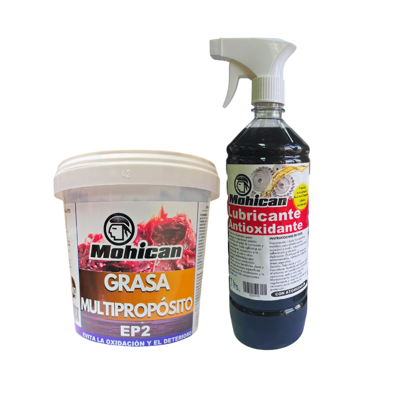 PROMO GRASA MULTIPROPOSITO EP2 1KG + LUBRI ANTIOX ATOM 1LT