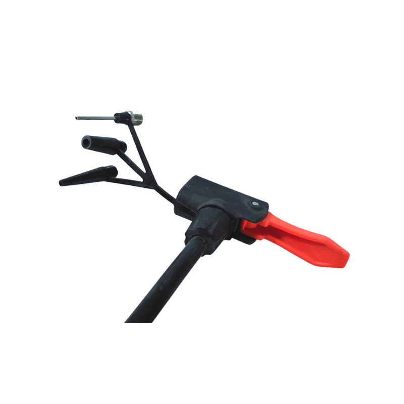 Bombín mini pump telescópico con manómetro de presión bici