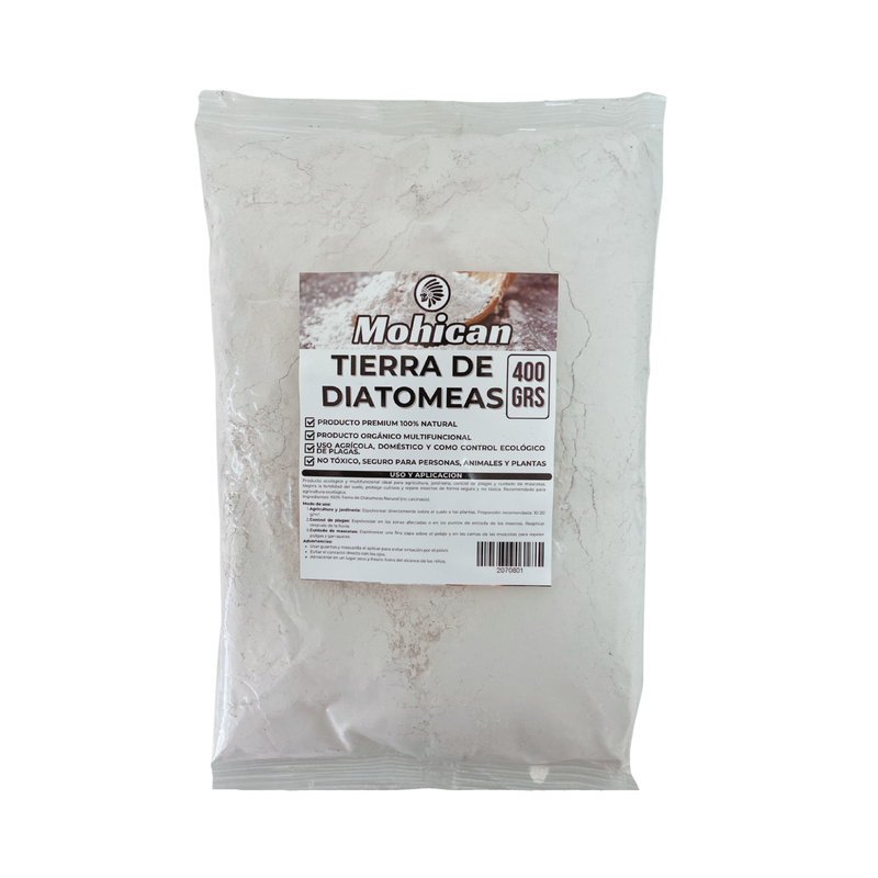 TIERRA DE DIATOMEAS MOHICAN BOLSA 400 GRS