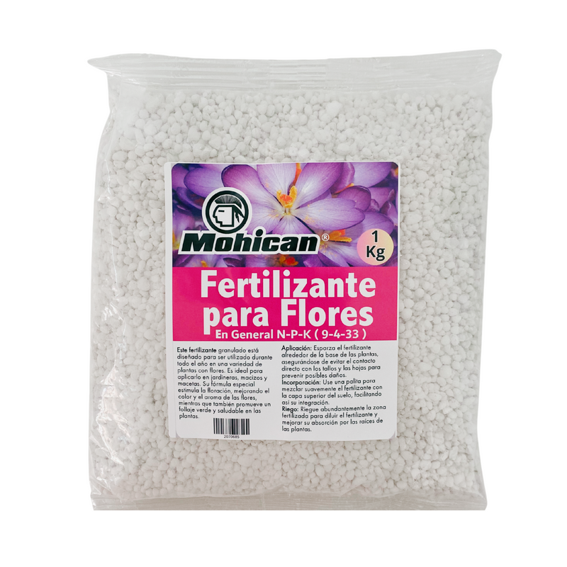 FERTILIZANTE PARA FLORES EN GENERAL BOLSA 1 KG MOHICAN