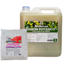 PROMO JABÓN POTÁSICO NEEM 5L + FERTILIZANTE FLORES 1 KG